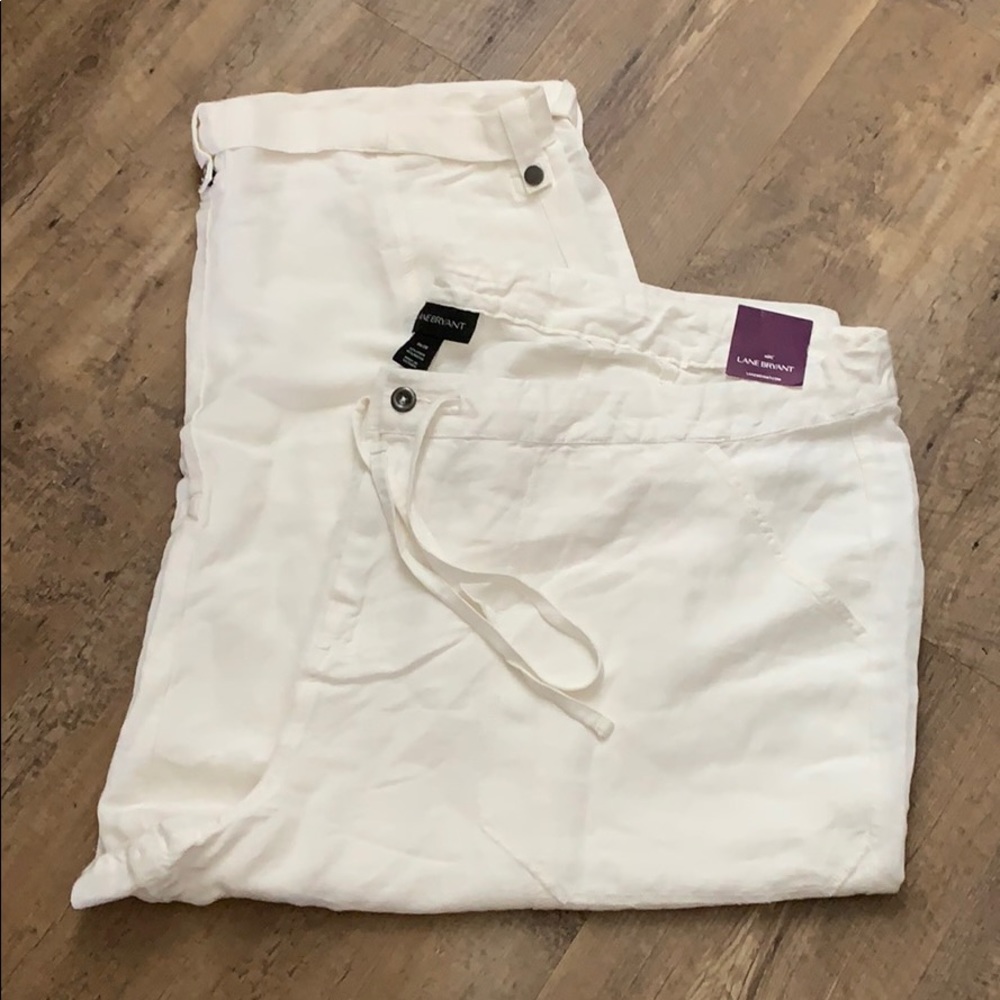 Lane Bryant women white slacks